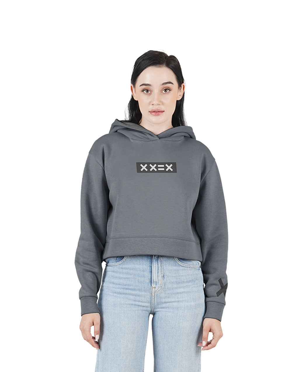 Hand Over Eye | Women's Crop Hoodie