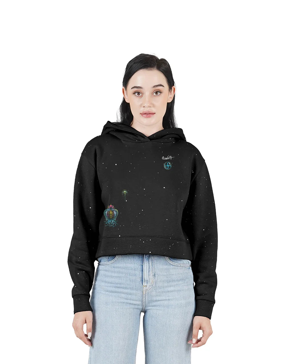 Fragment | Women's Crop Hoodie