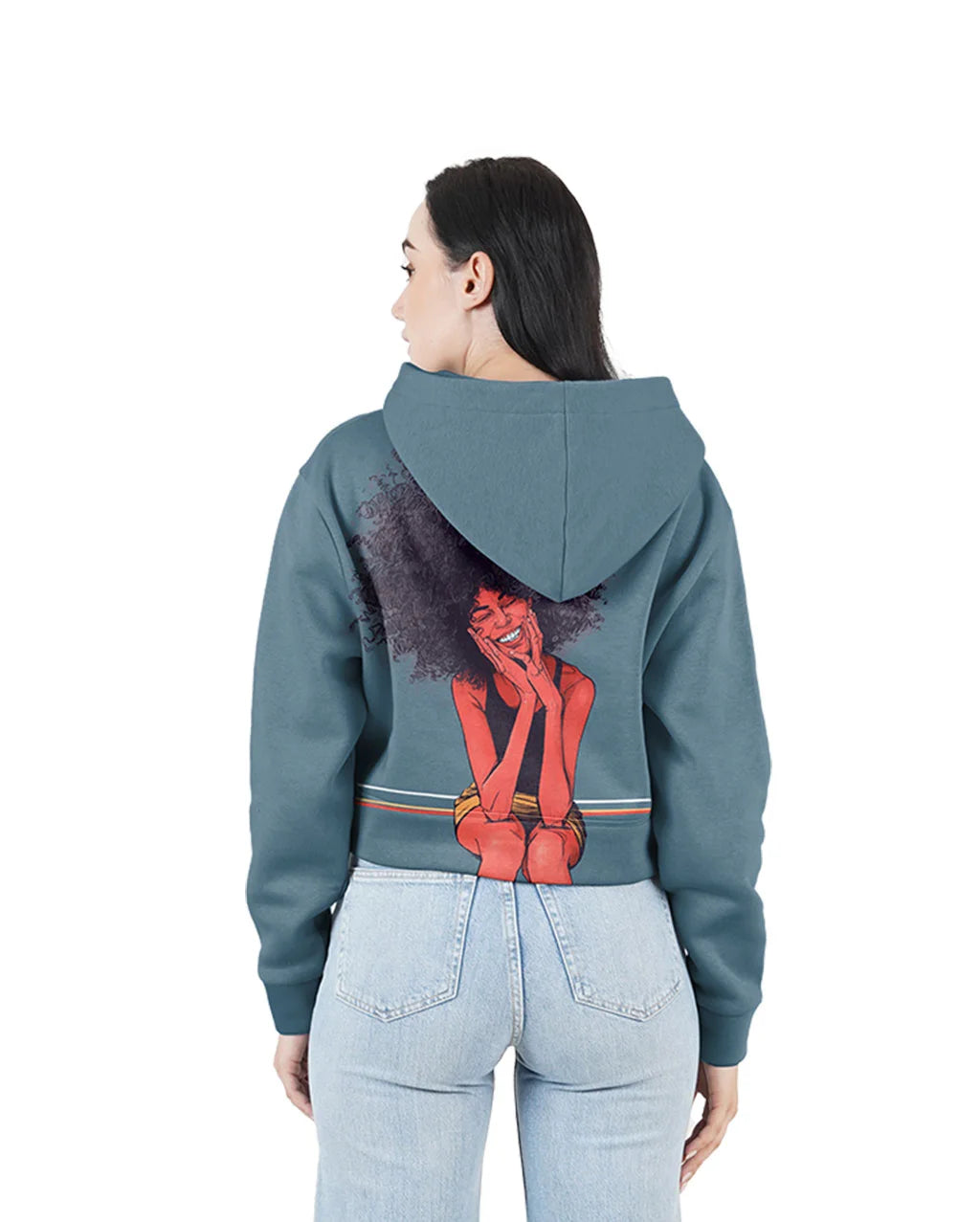 Big Hair | Women's Crop Hoodie