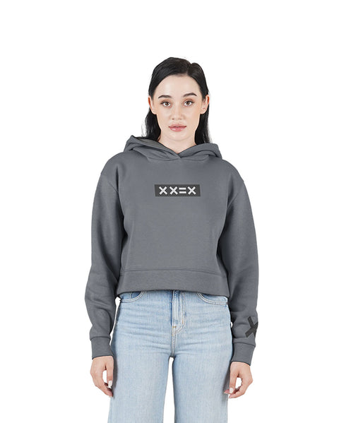 Hand Over Eye | Women's Crop Hoodie