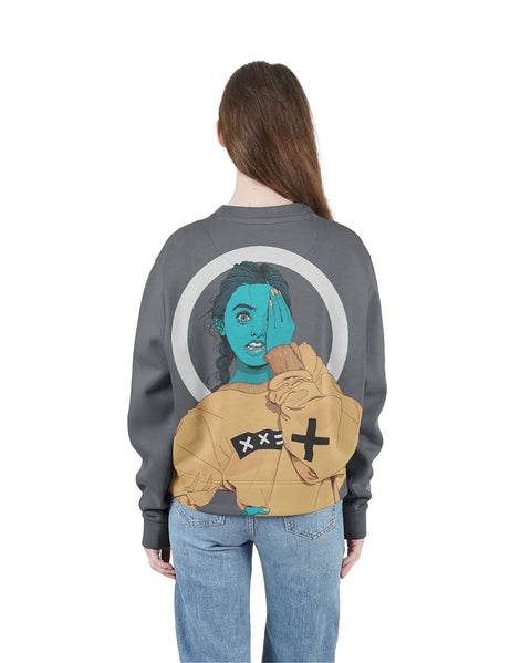 Hand Over Eye | Women's Crew Sweatshirt